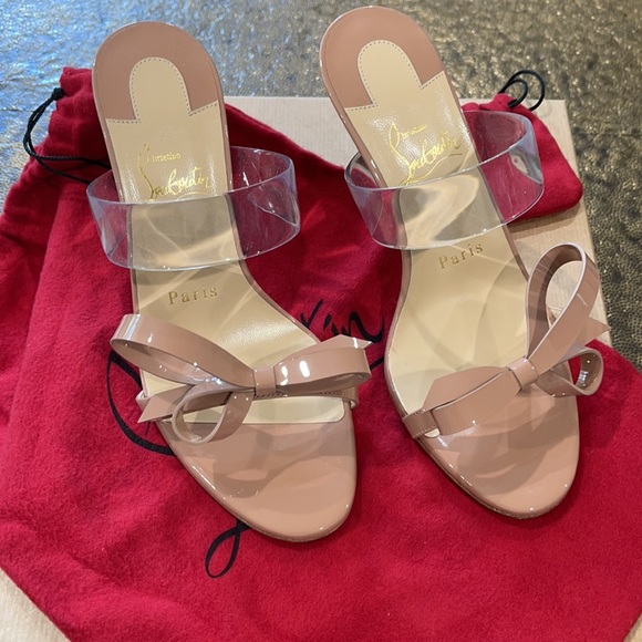 CHRISTIAN LOUBOUTIN Just Nodo 85 PVC sandals 36 - Picture 7 of 12
